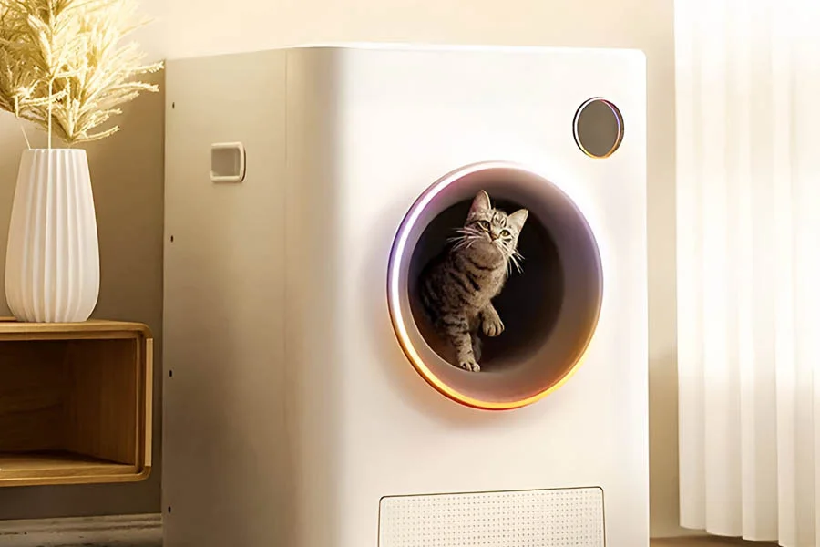 self-cleaning cat litter